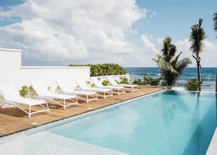 5br Exclusive Beachfront With Pool In Tulum * Balcheil