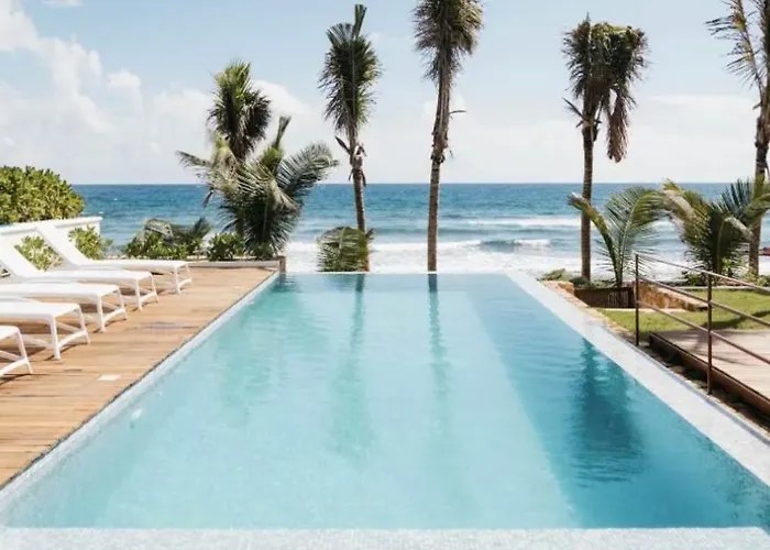 Villa 5br Exclusive Beachfront With Pool In Tulum *