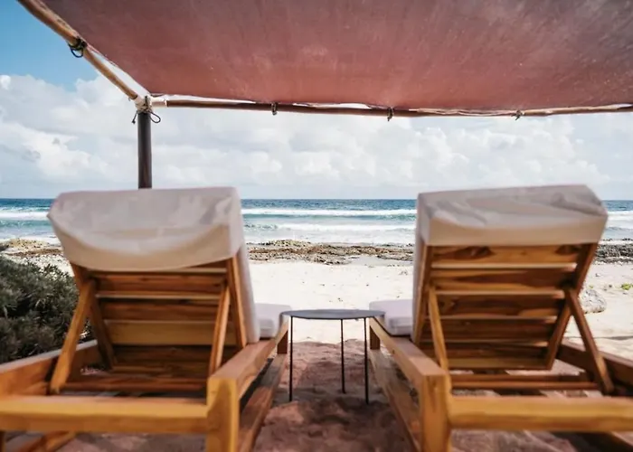 Villa 5br Exclusive Beachfront With Pool In Tulum *